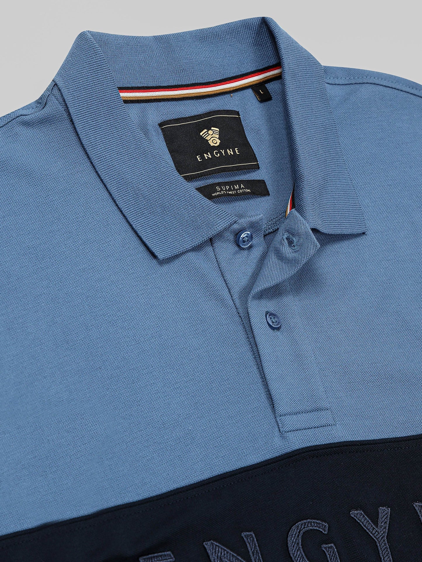 Sky blue polo tshirt for men