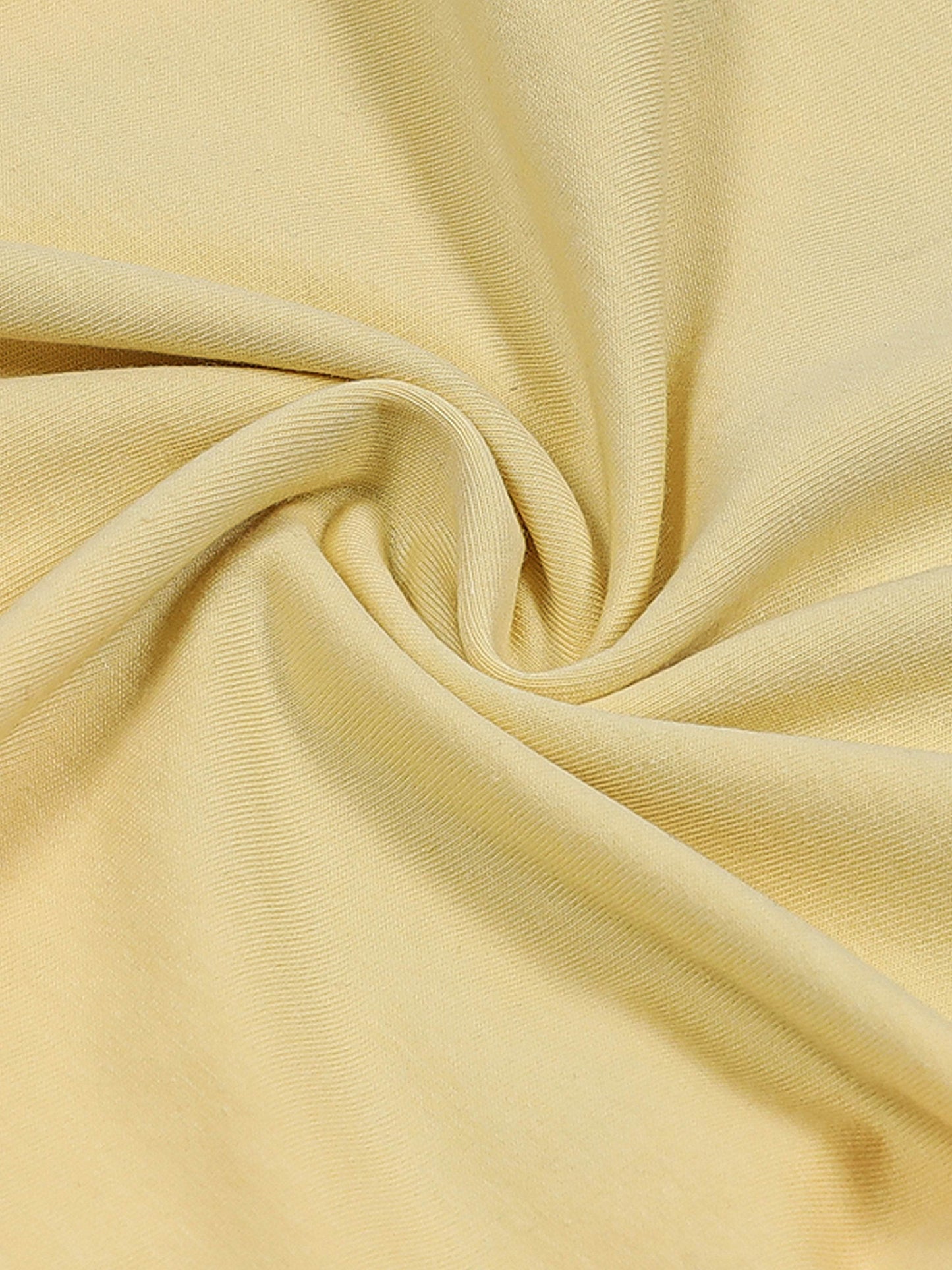Light yellow cotton lycra t-shirt