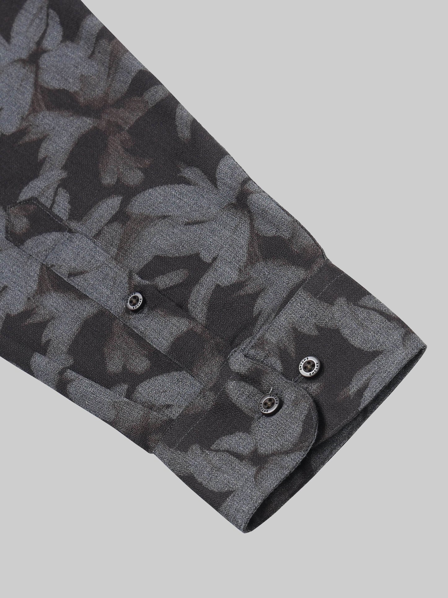 Midnight Petals Floral Full Sleeve Shirt - Dk. Brown