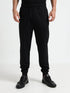 Rougen Lycra Men Black Joggers