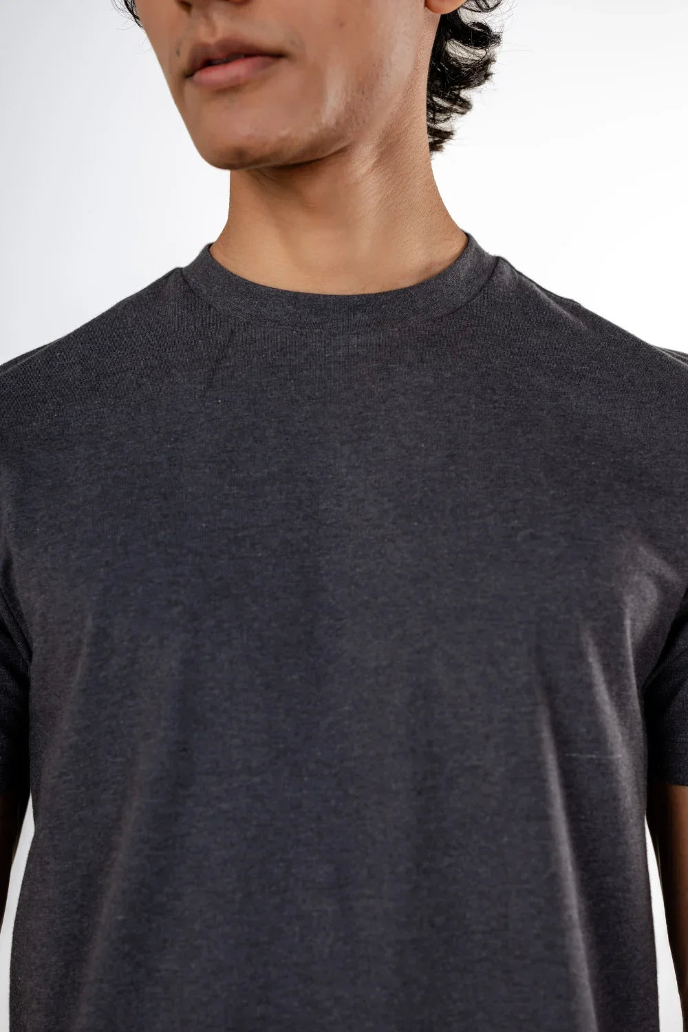 Carbon Heavyweight T-Shirt – Sorona™ (Charcoal Melange)