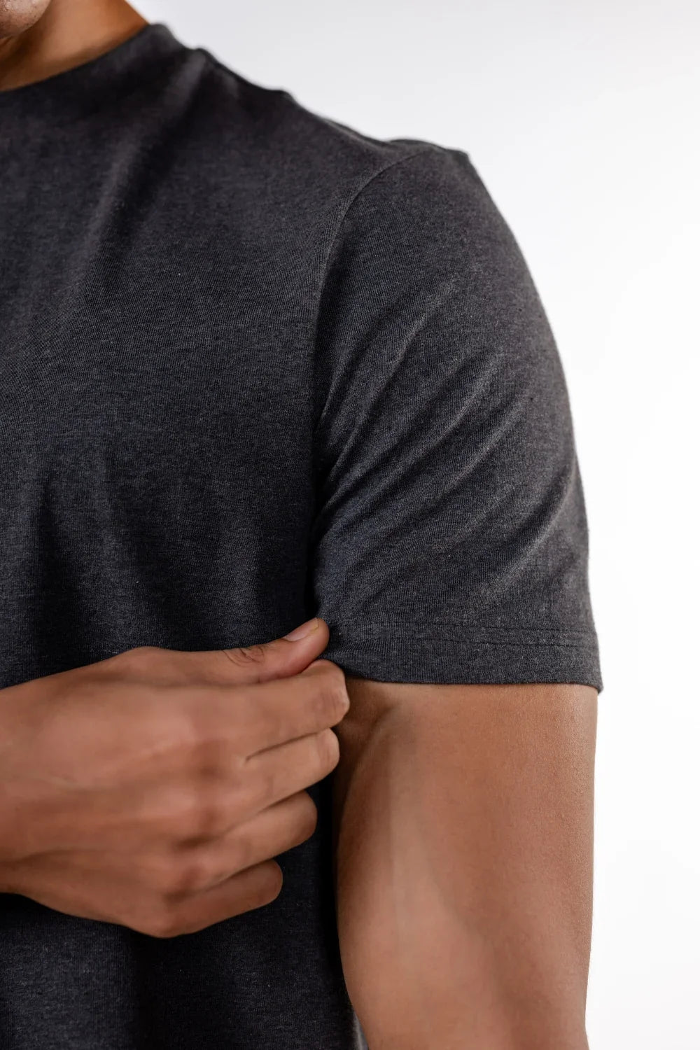 Carbon Heavyweight T-Shirt – Sorona™ (Charcoal Melange)