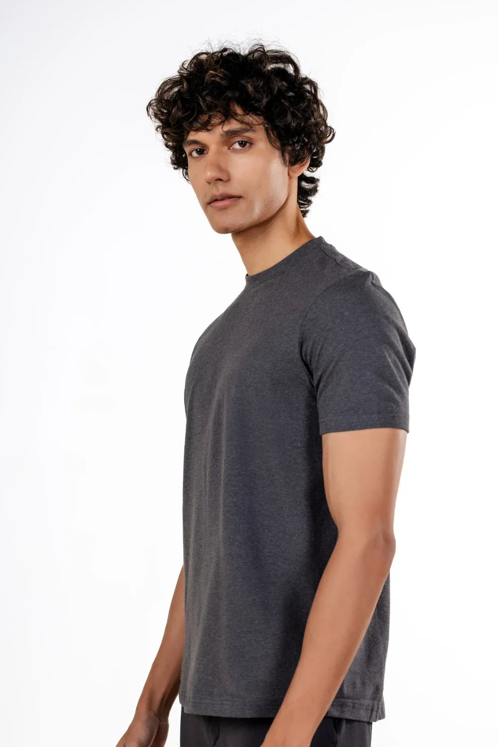Carbon Heavyweight T-Shirt – Sorona™ (Charcoal Melange)