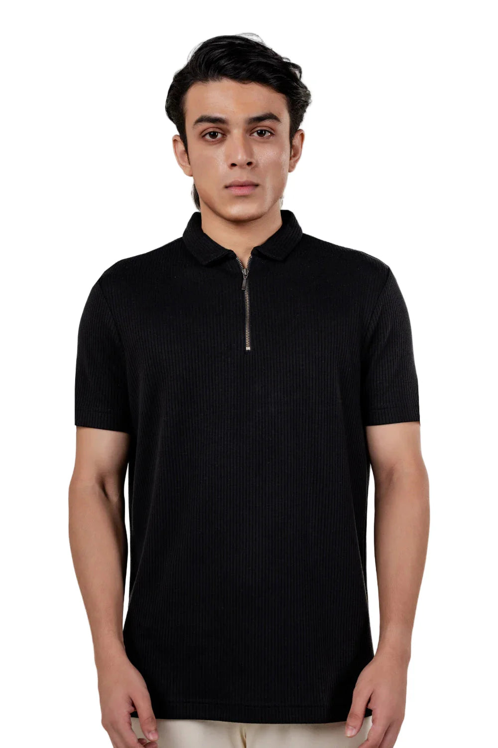 TENCEL™ POLO (Carbon Black)