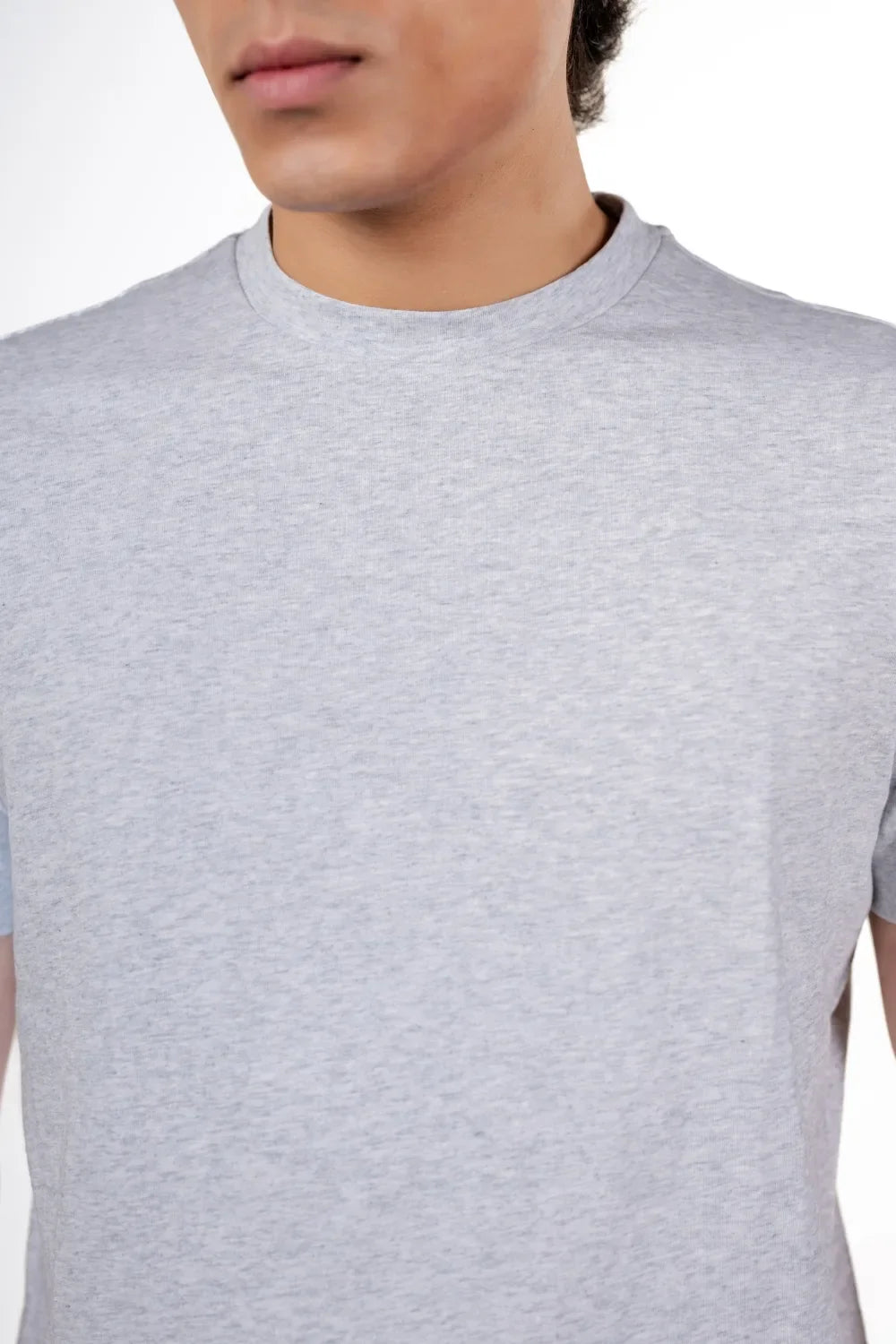 Carbon Heavyweight T-Shirt – Sorona™ (Light Grey Melange)