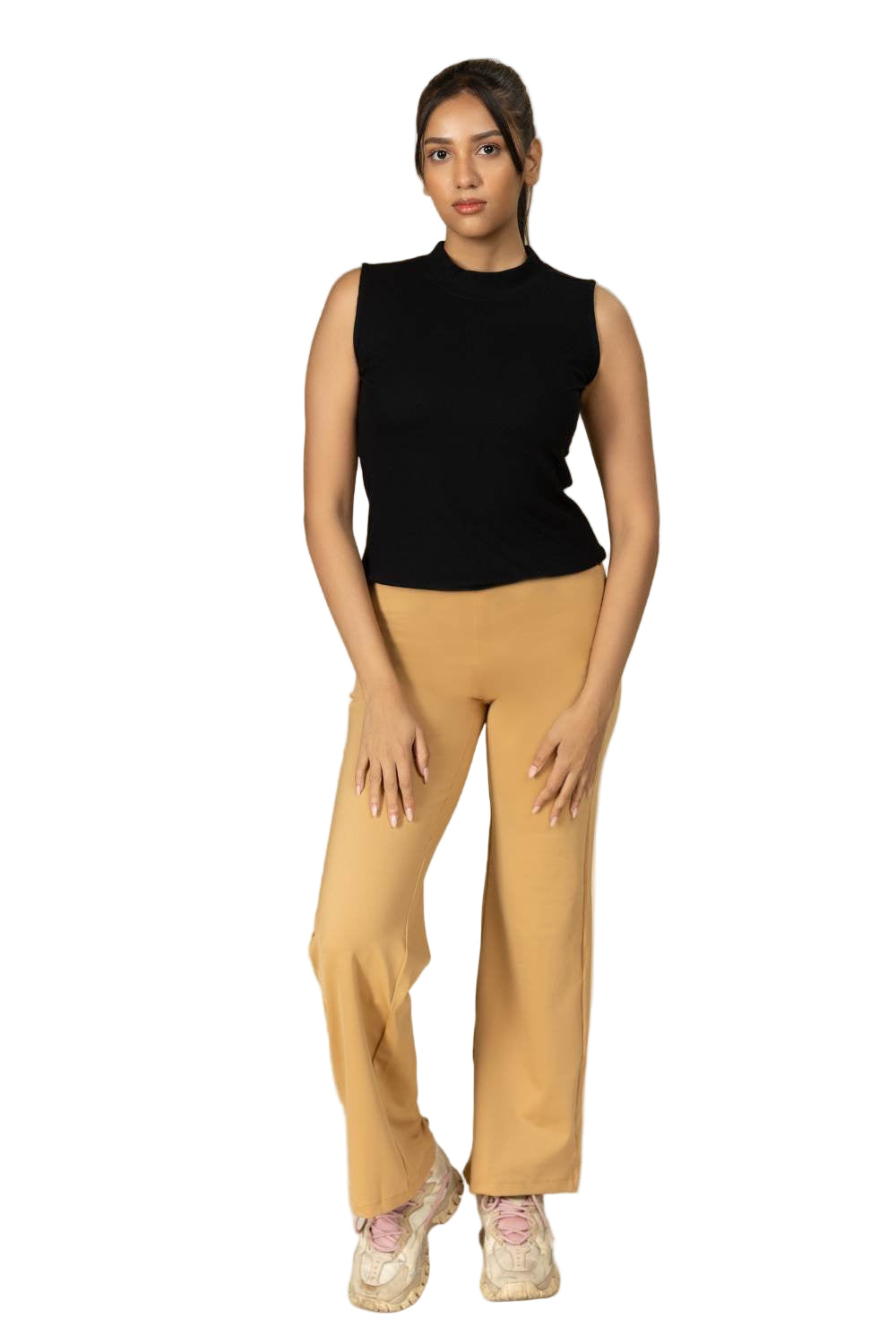 Carbon Straight Pants (Latte Brown)