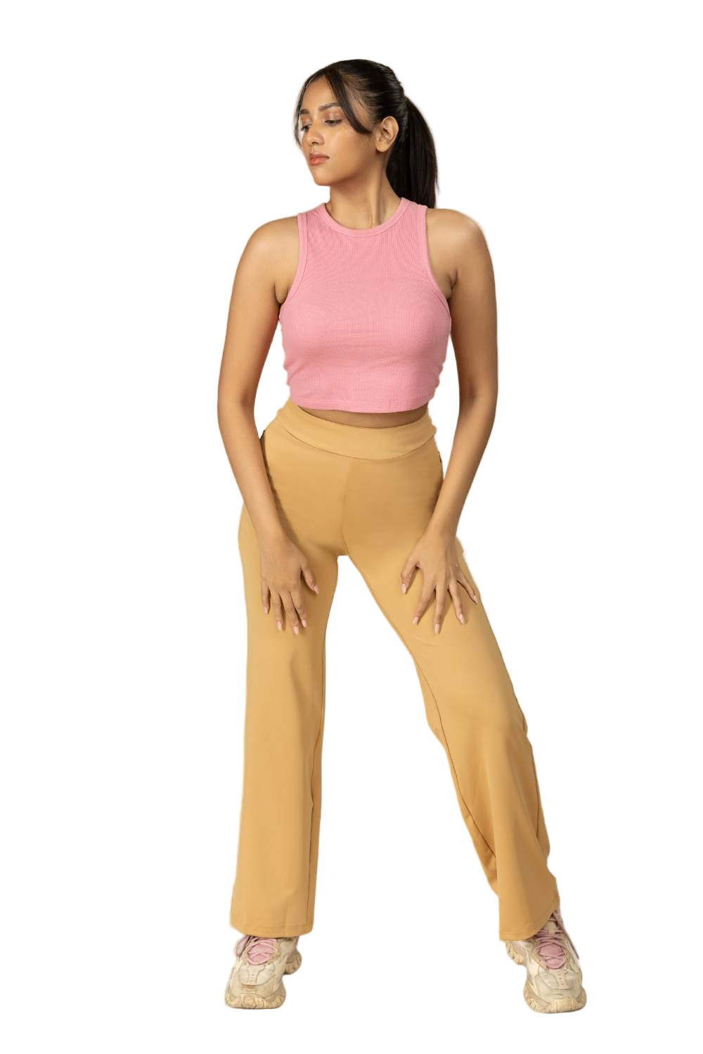 Carbon Straight Pants (Latte Brown)