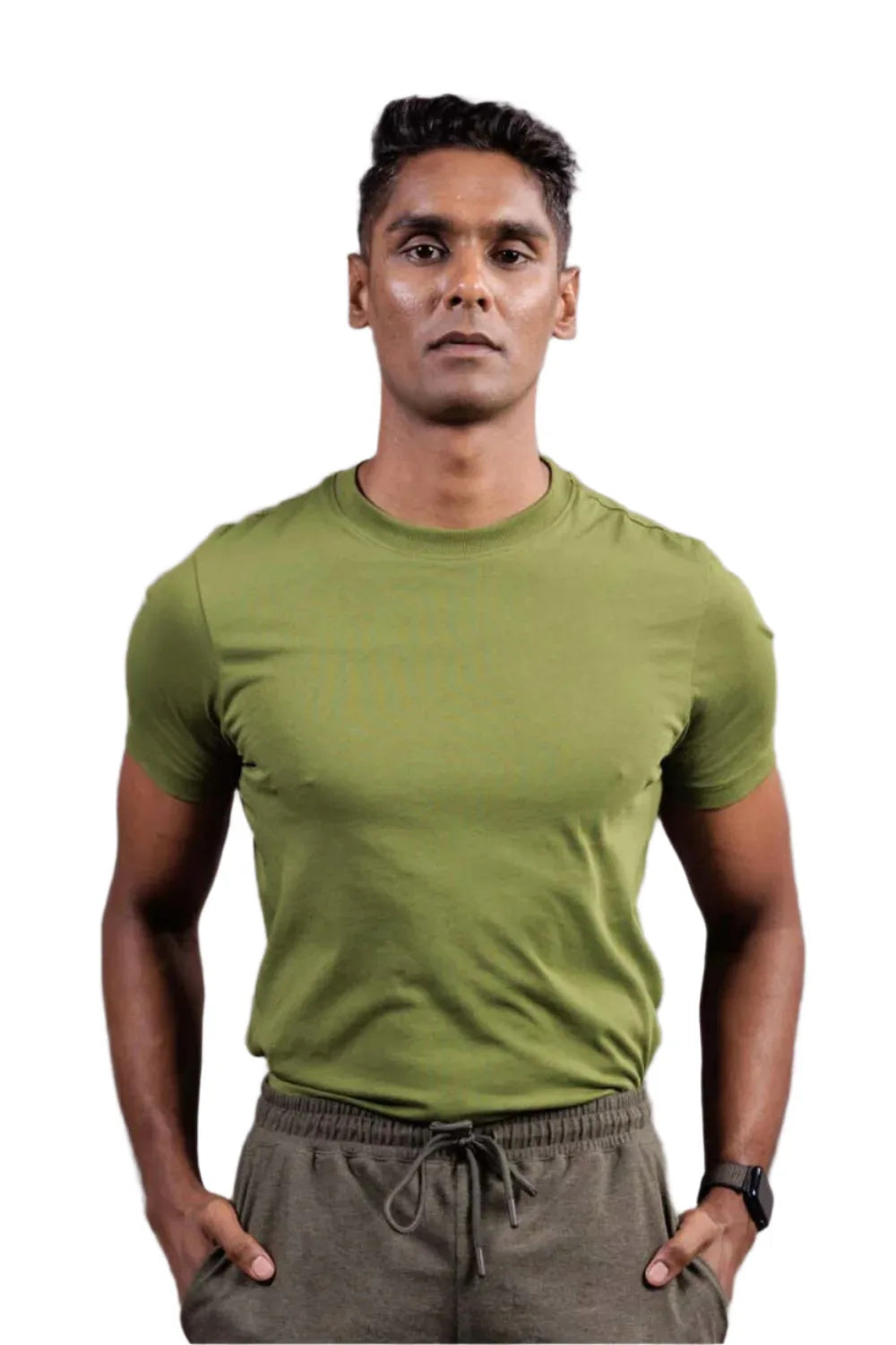 Carbon Lightweight T-Shirt – Organic Cotton (Moss Green)