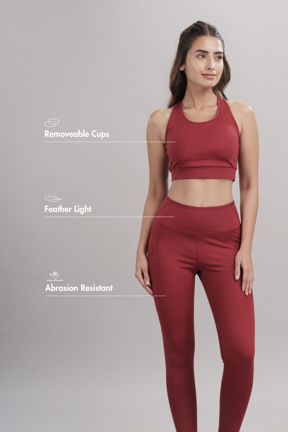 Recycled Nylon Set (Red Rush)