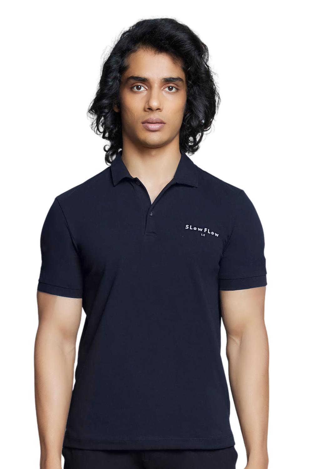 Men's Breathable Polo (Carbon Black)