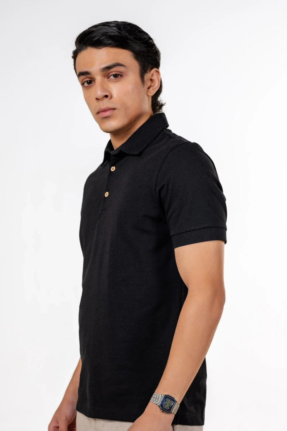 Sorona™ Polo (Carbon Black)