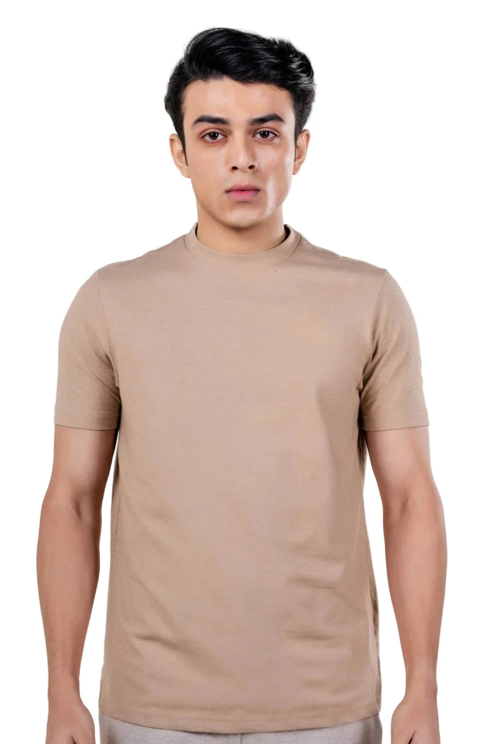 Carbon Heavyweight T-Shirt – Sorona™ (Light Brown Melange)