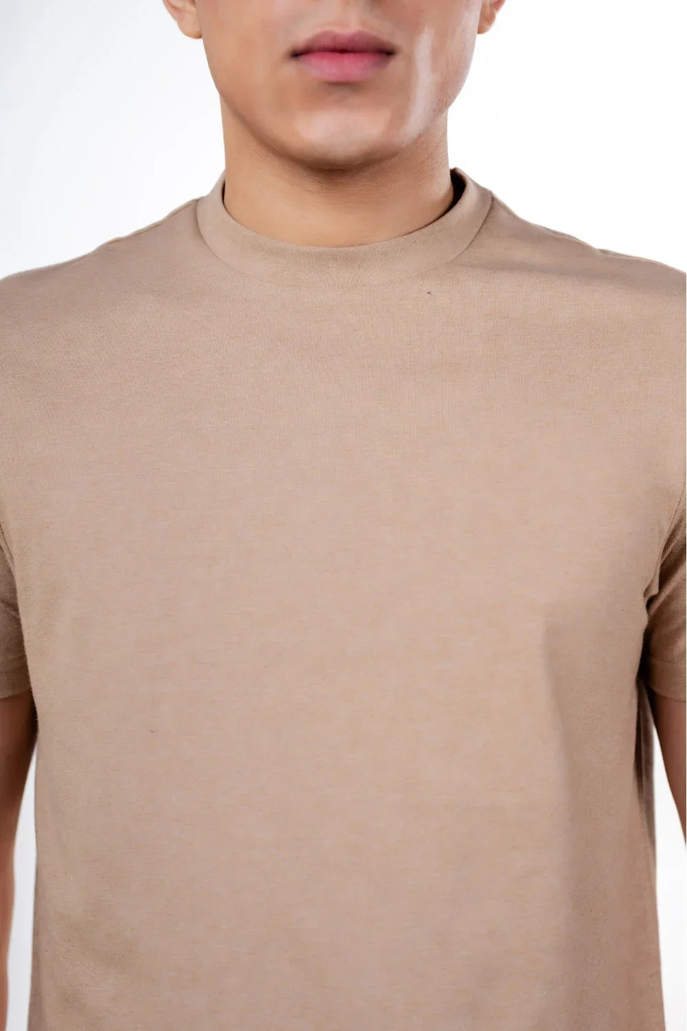 Carbon Heavyweight T-Shirt – Sorona™ (Light Brown Melange)