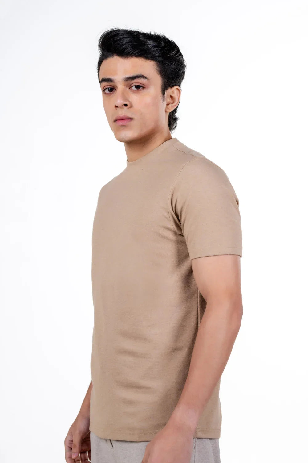 Carbon Heavyweight T-Shirt – Sorona™ (Light Brown Melange)