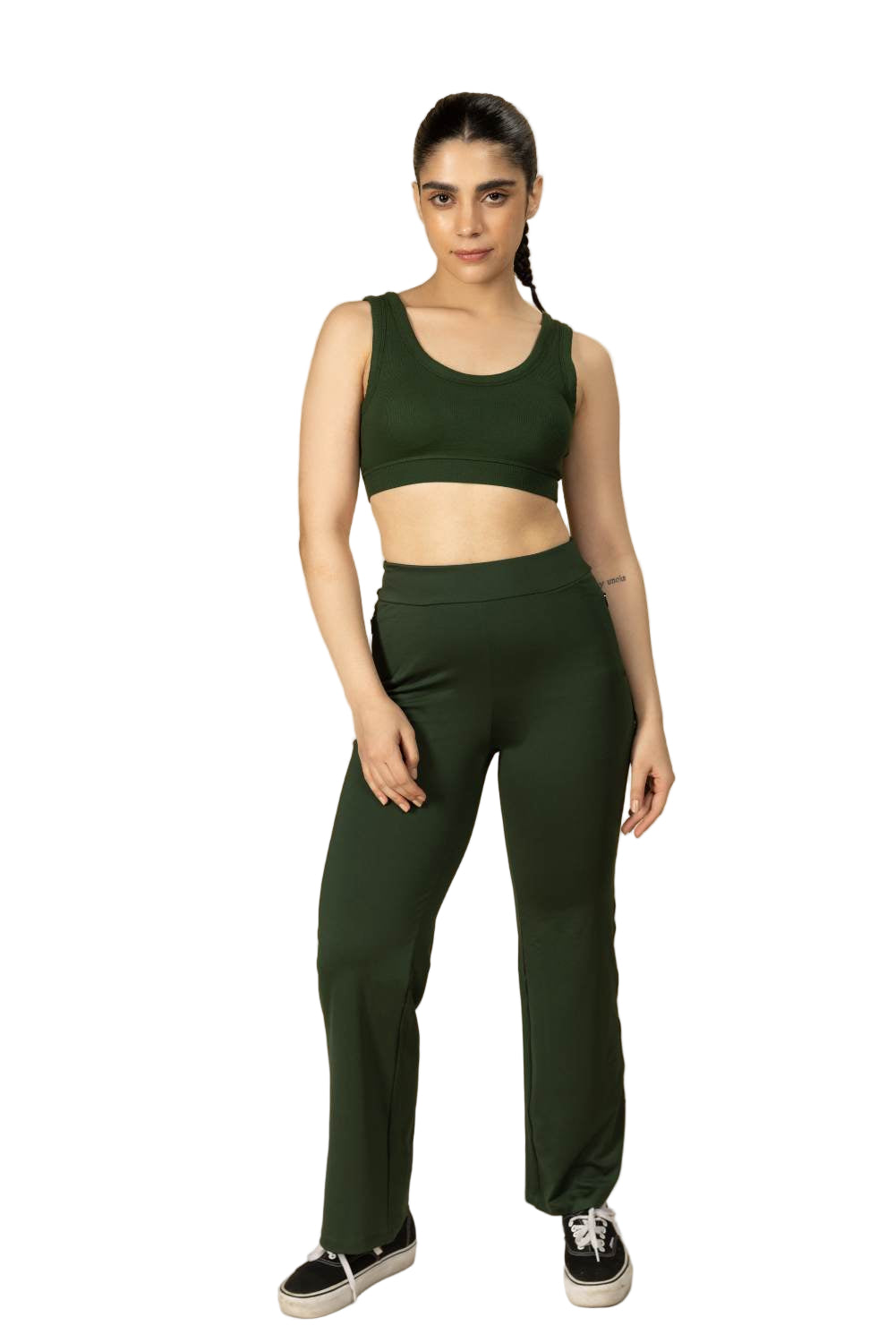 Carbon Straight Pants (Pine Green)