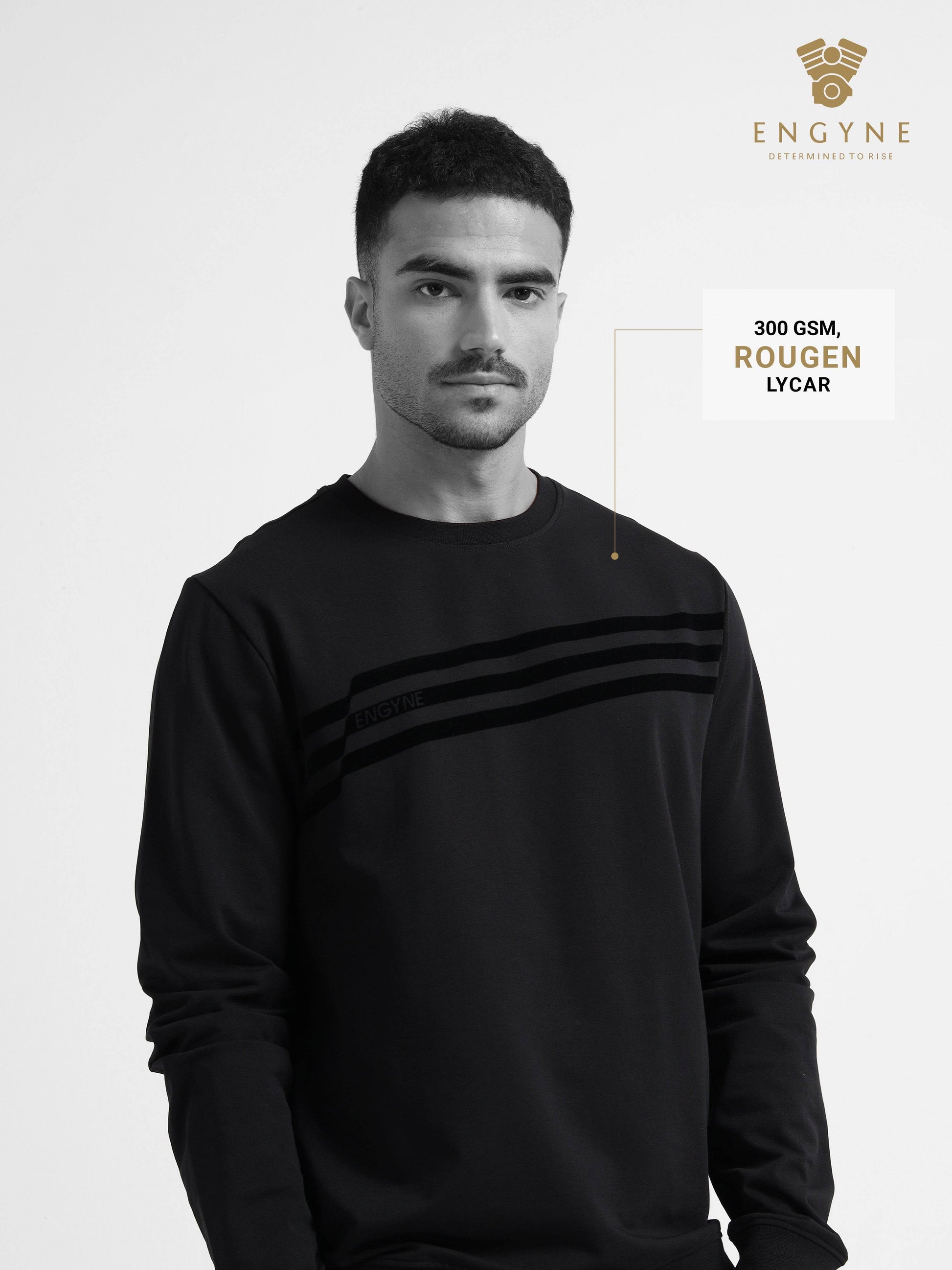 black Crewneck Sweatshirt