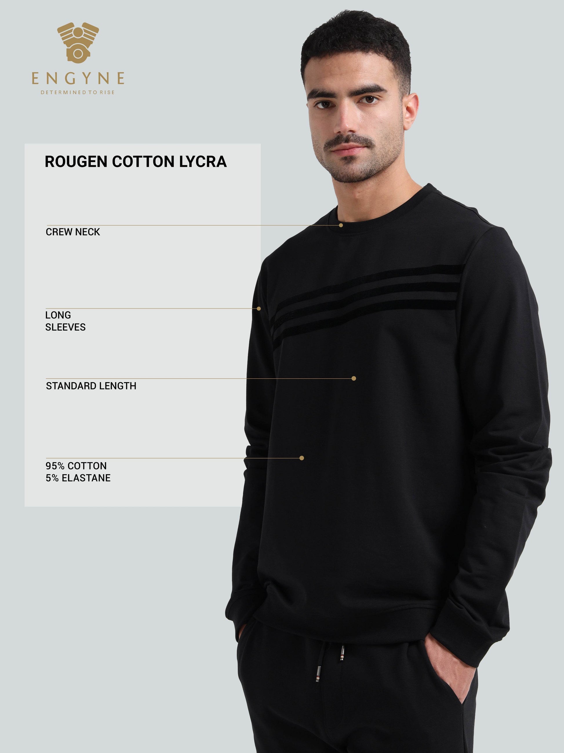 black Crewneck Sweatshirt