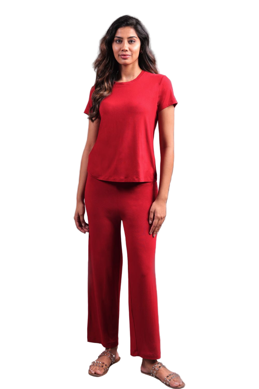 Women’s Bamboo Lounge Set (Bold Red)