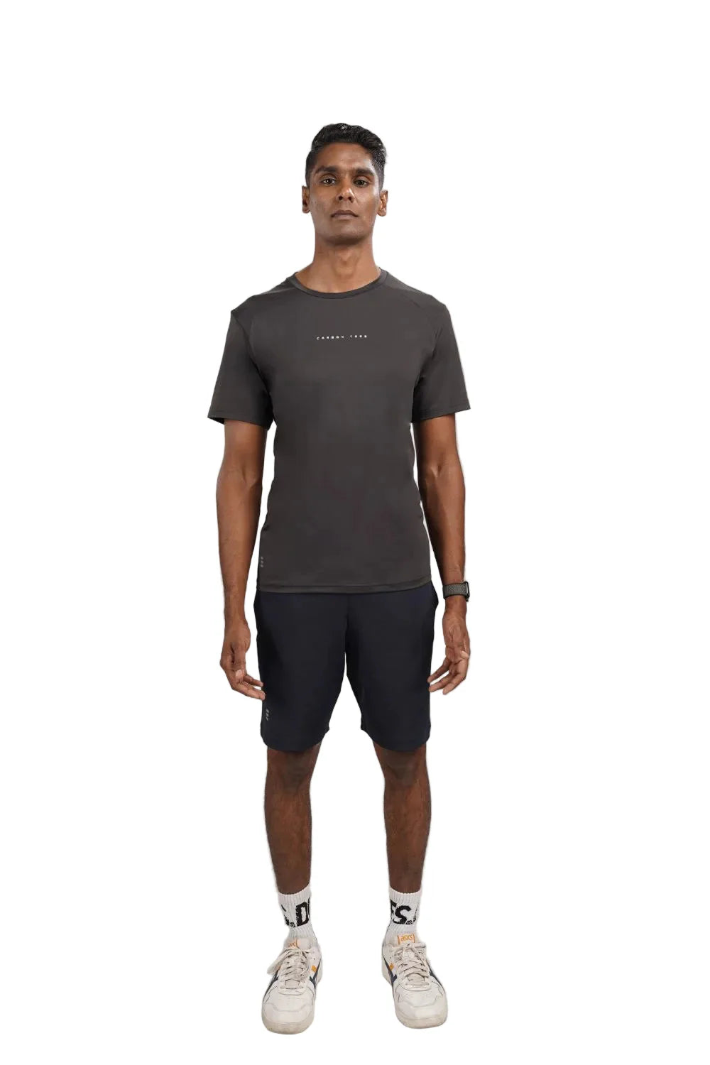 Men’s Bio Sports T-Shirt – EcoCiclo™ Biodegradable Polyester (Coal Grey)