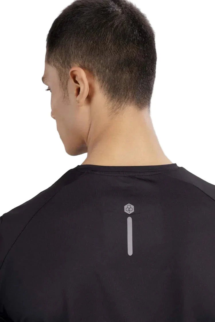 Men’s Bio Sports T-Shirt – EcoCiclo™ Biodegradable Polyester (Carbon Black)