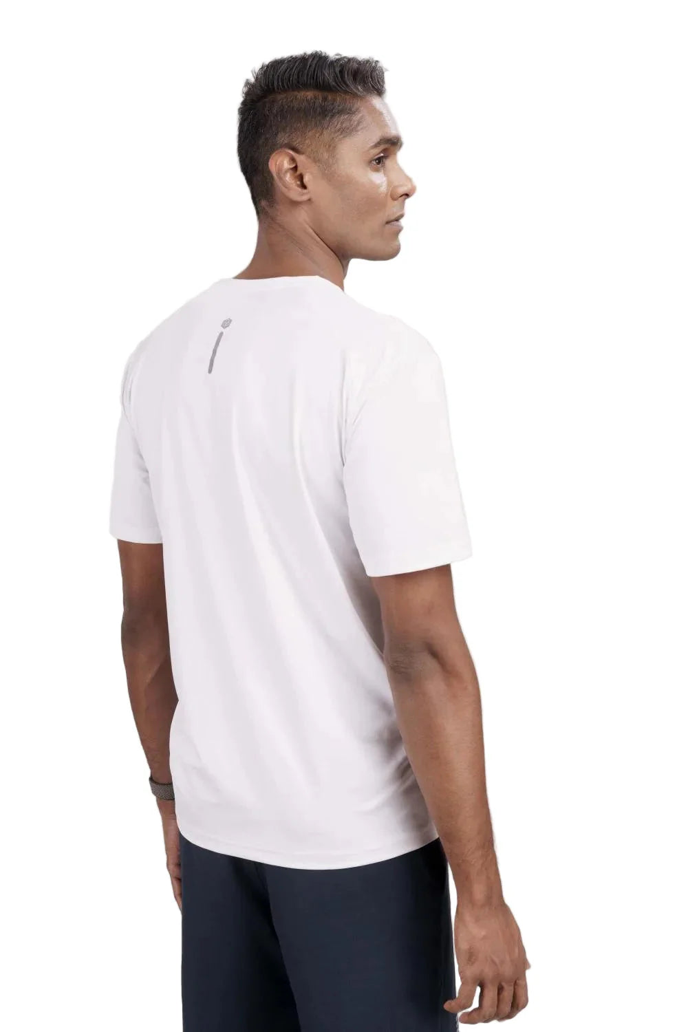Men’s Bio Sports T-Shirt – EcoCiclo™ Biodegradable Polyester (Chalk)