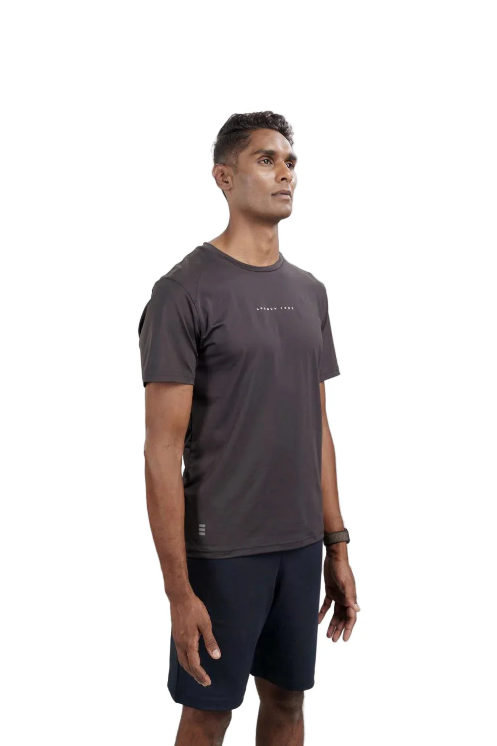 Men’s Bio Sports T-Shirt – EcoCiclo™ Biodegradable Polyester (Coal Grey)