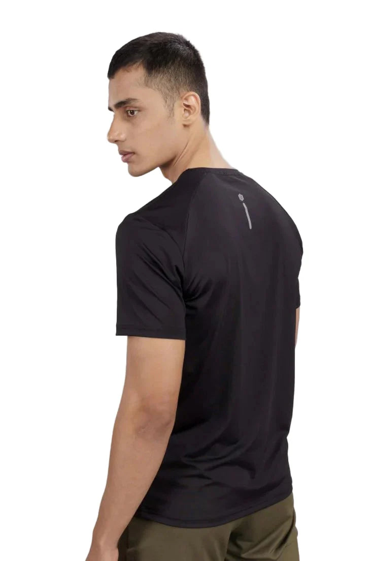 Men’s Bio Sports T-Shirt – EcoCiclo™ Biodegradable Polyester (Carbon Black)