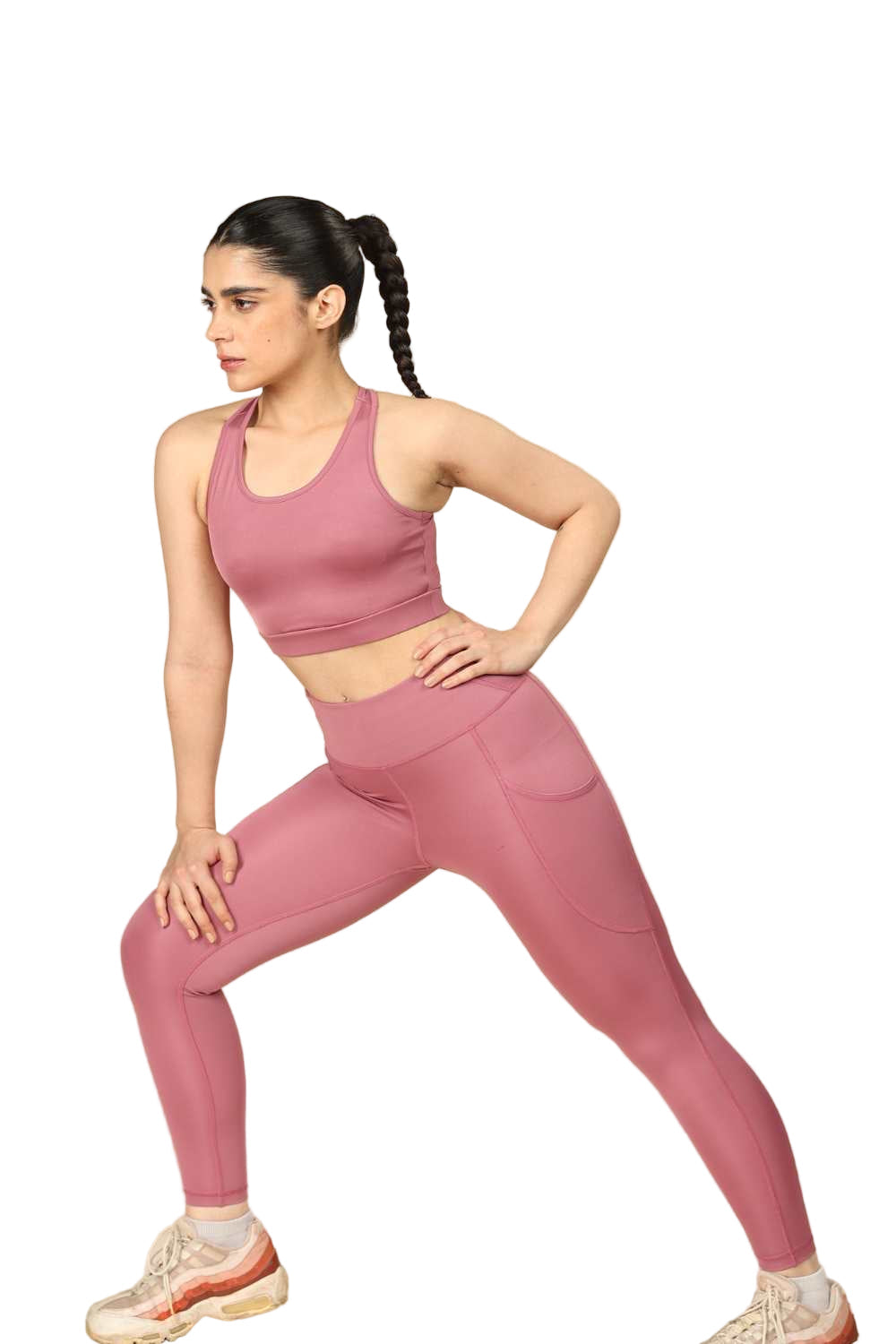 Recycled Nylon Set (Mellow Mauve)