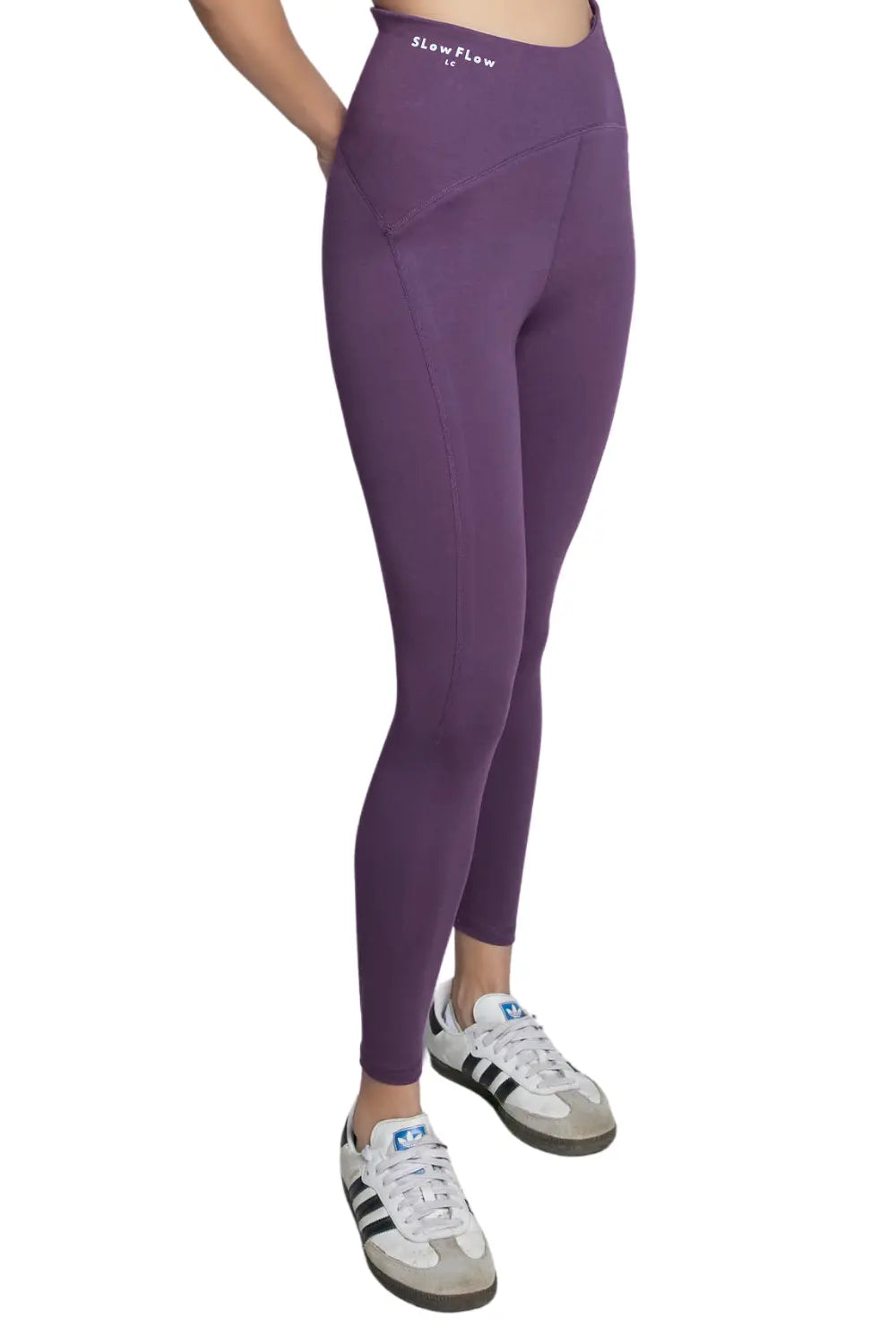 Organic Cotton Legging (Plum)