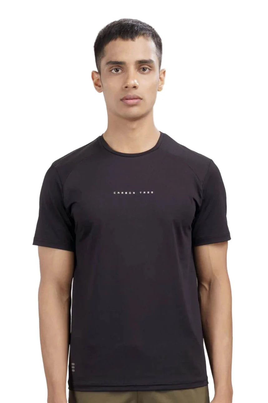 Men’s Bio Sports T-Shirt – EcoCiclo™ Biodegradable Polyester (Carbon Black)