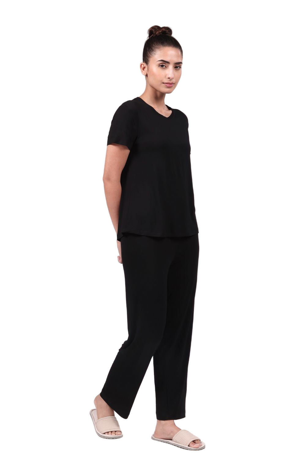Women’s Bamboo Lounge Set (Carbon Black)