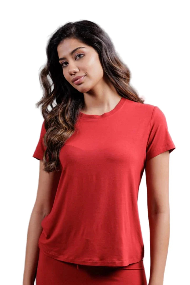 Women’s Bamboo T-Shirt (Bold Red)