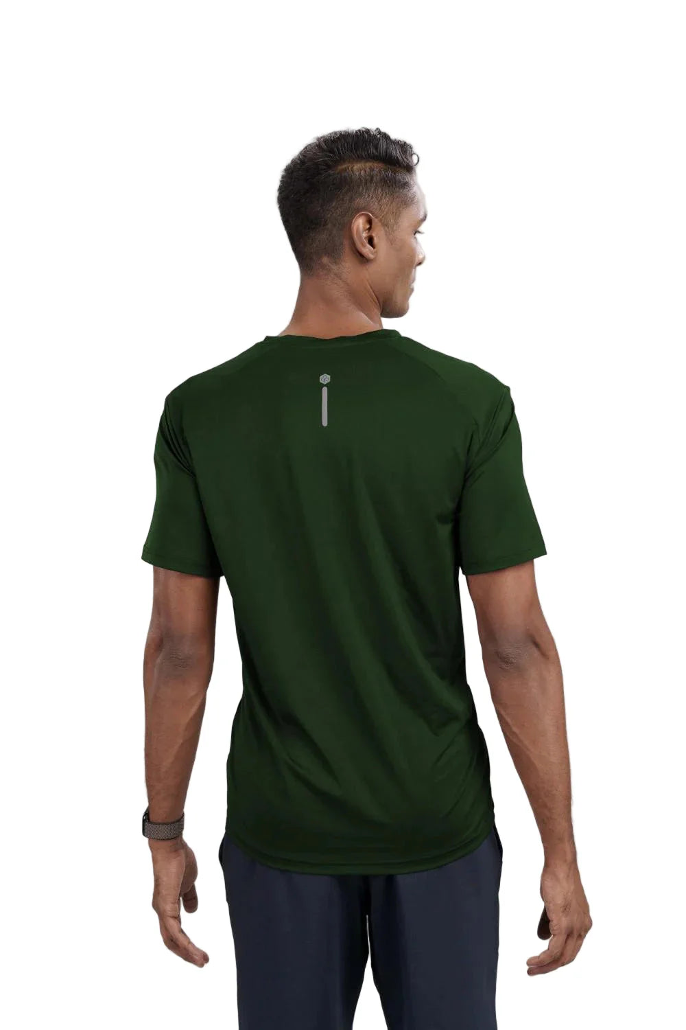 Men’s Bio Sports T-Shirt – EcoCiclo™ Biodegradable Polyester (Pine Green)
