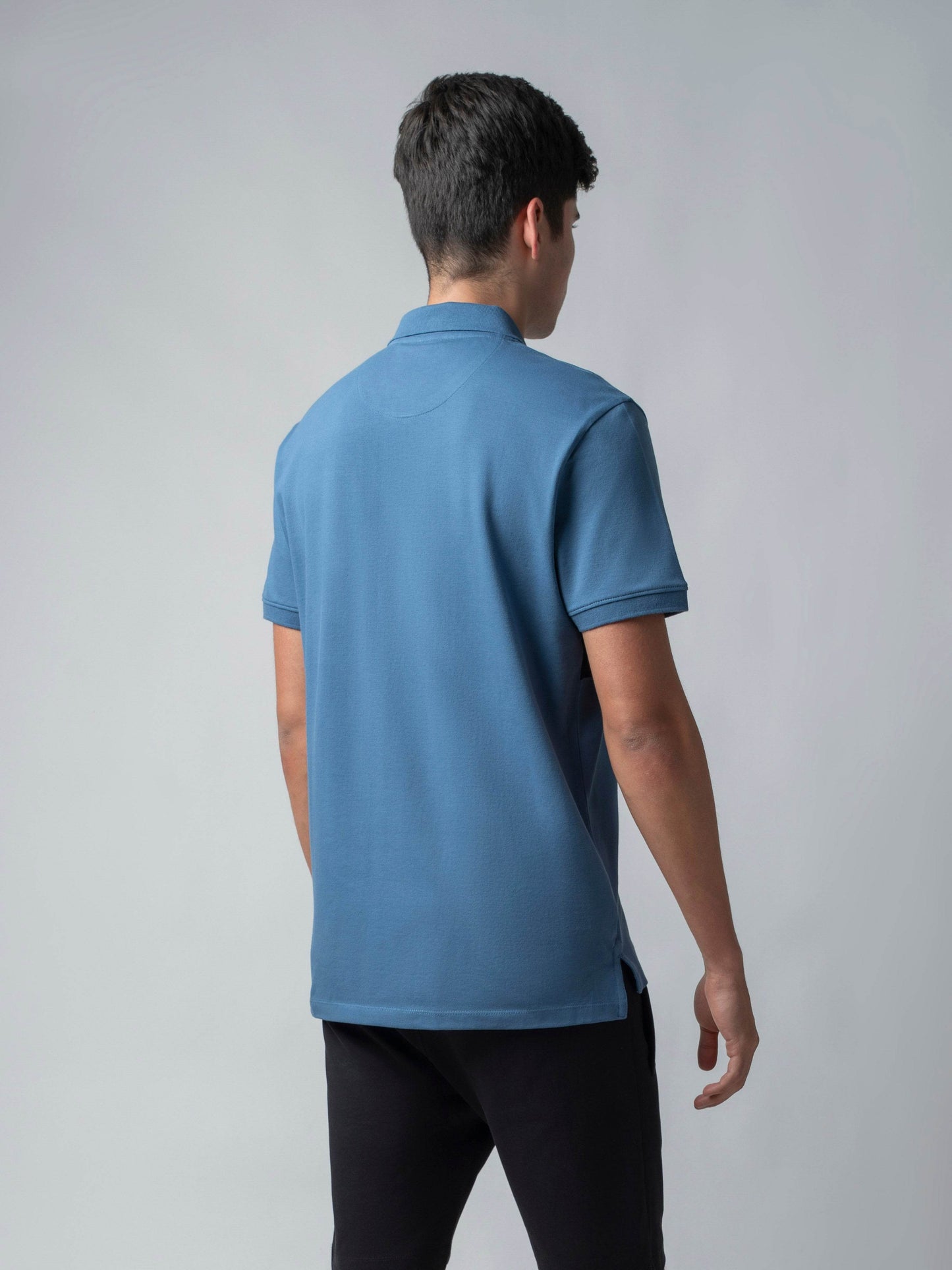 Sky blue polo tshirt for men