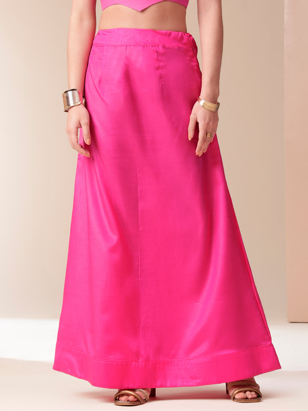 Calm Canvas floral saree in vibrant pink, showcasing elegant fabric and stylish design for special occasions.
