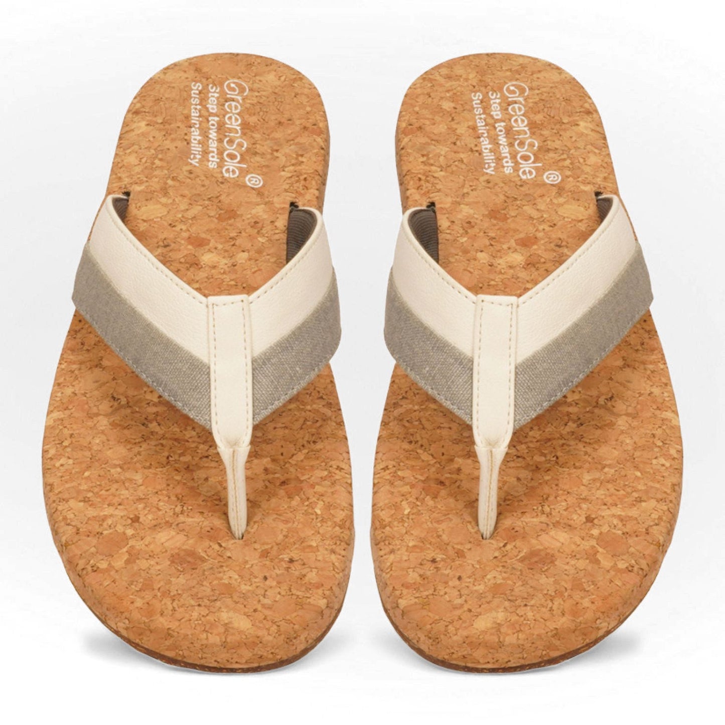 Stylera casual cork slippers for men with comfortable thong strap and cushioned sole