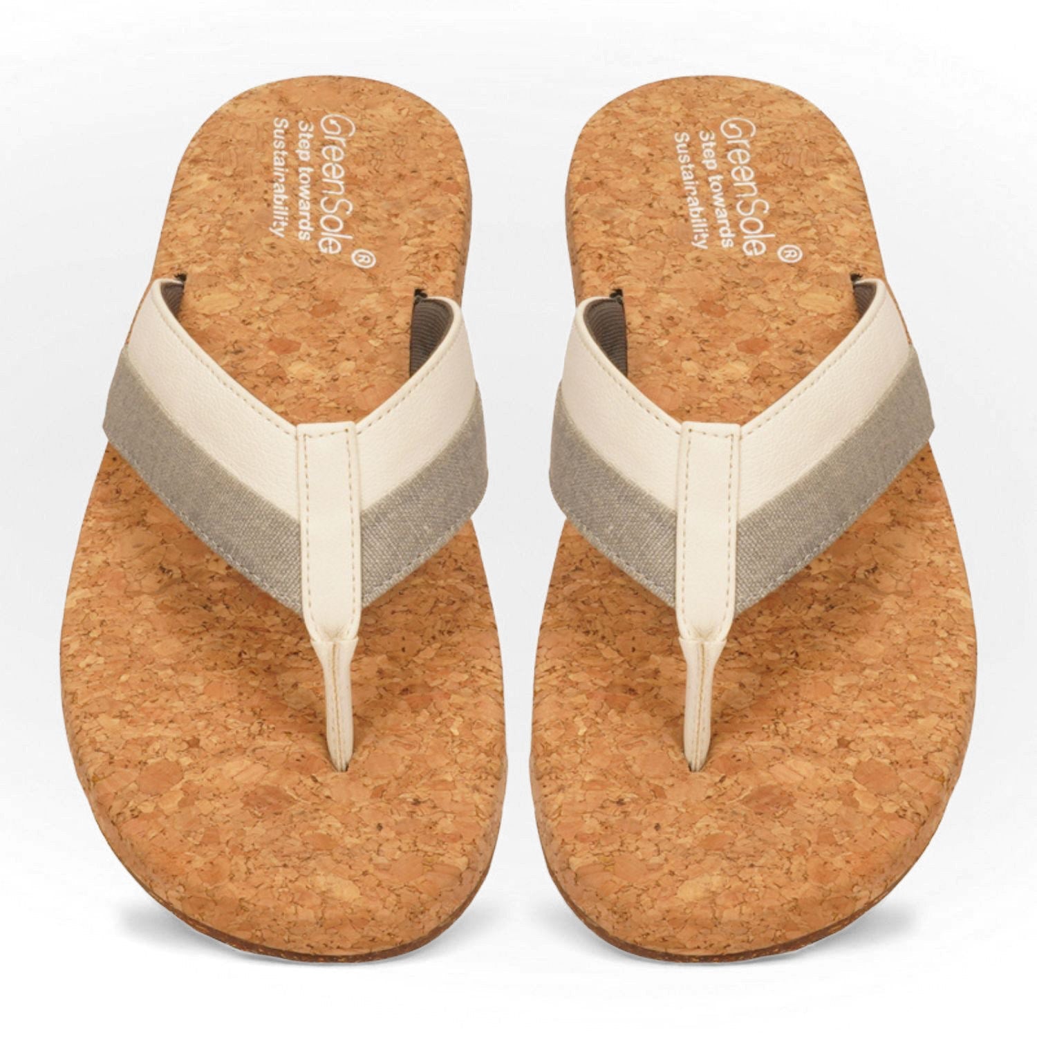 Stylera casual cork slippers for men with comfortable thong strap and cushioned sole