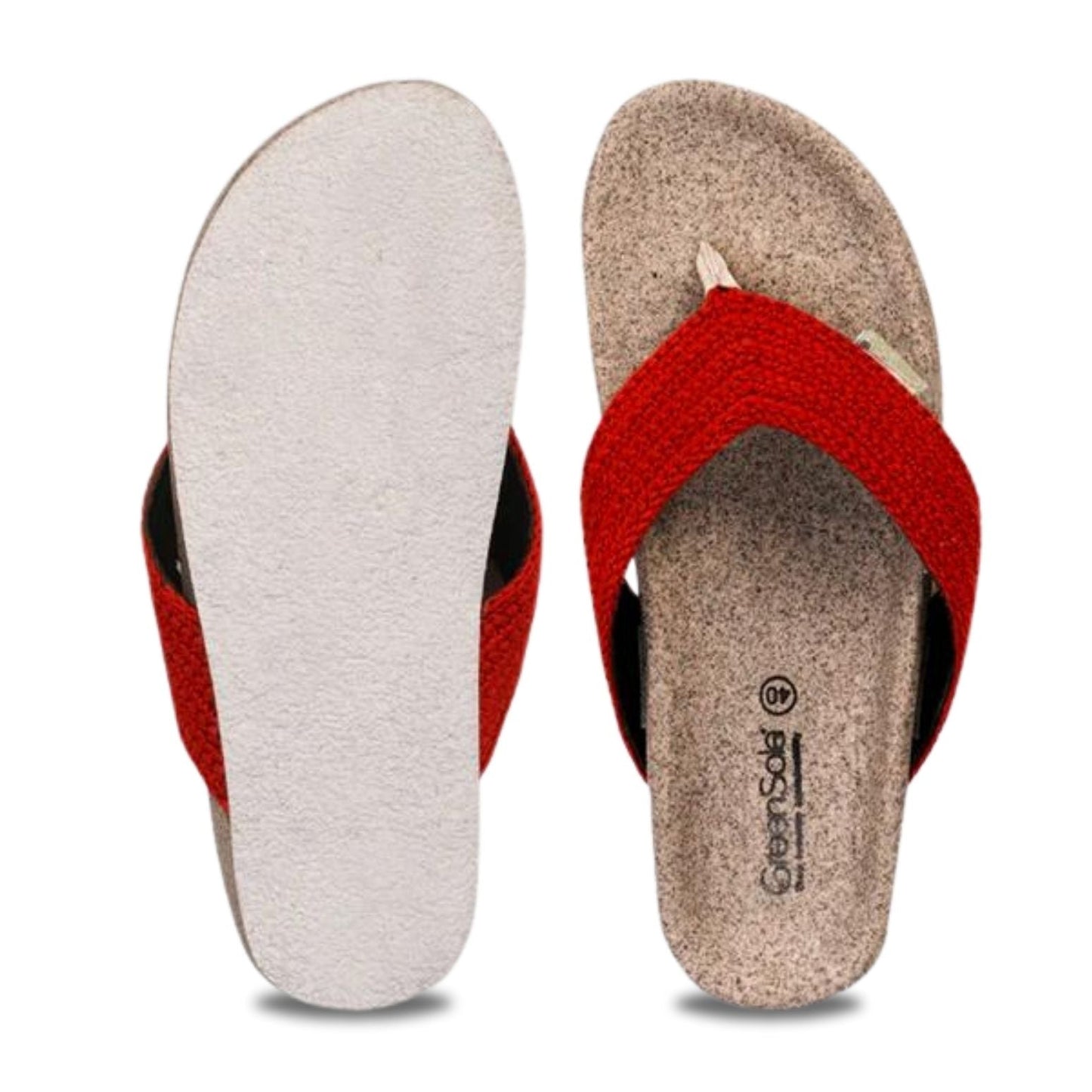 Cherry crush flip flops for ladies with comfortable strap and soft footbed for casual wear