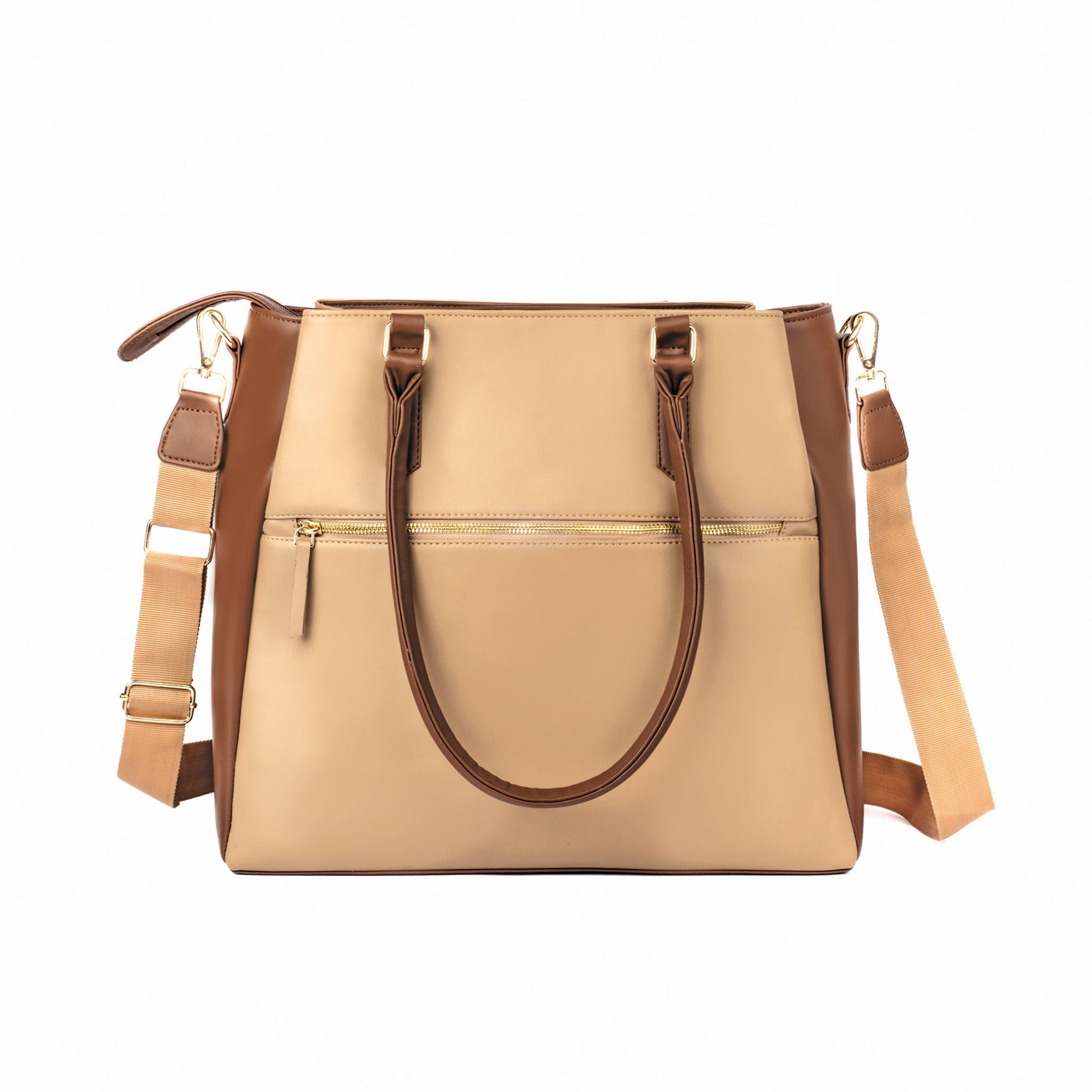 Cinnamon cocoa tote bag by Stylera with stylish brown accents and versatile straps