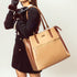 Stylish cinnamon cocoa tote bag from Stylera with spacious design and elegant straps