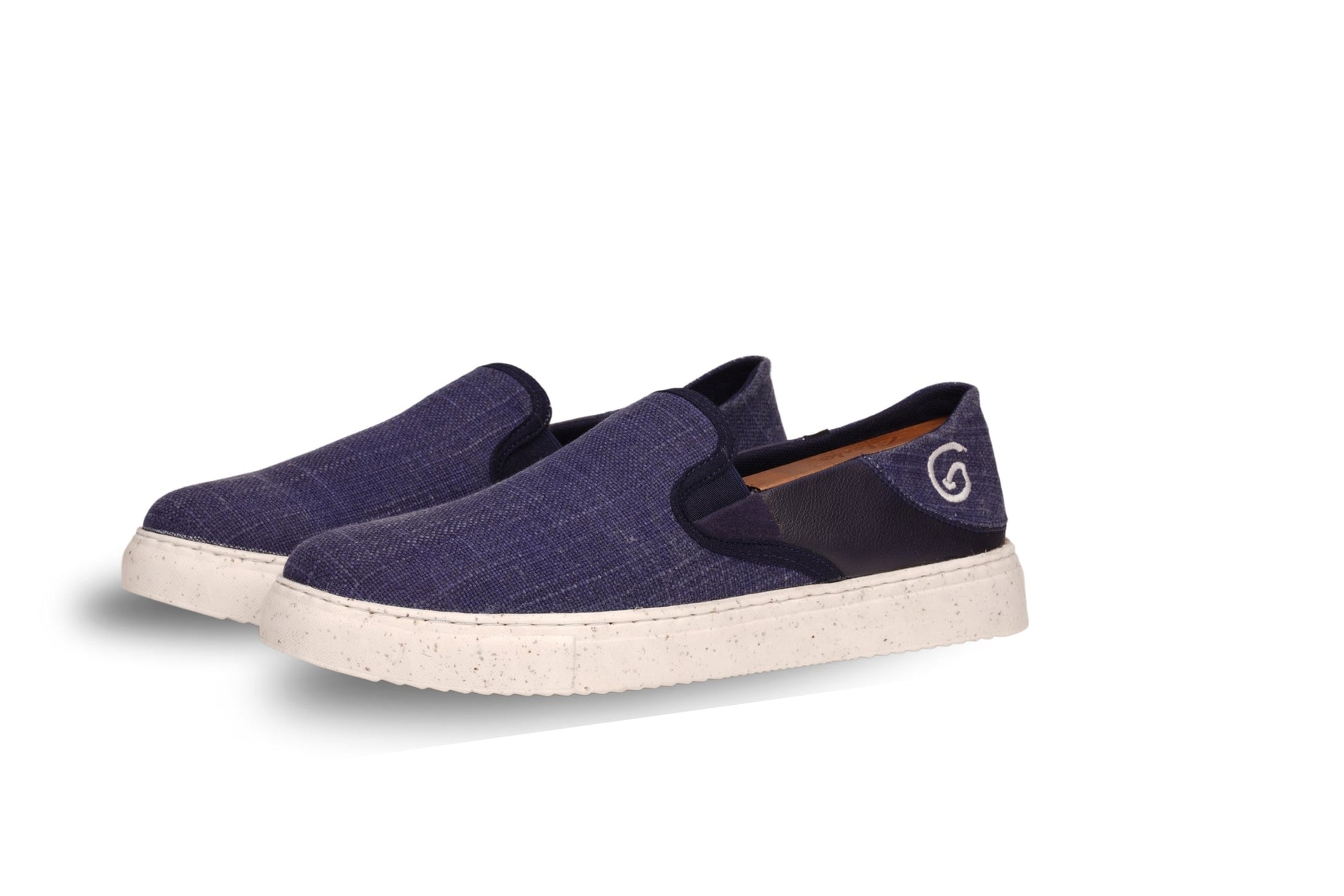 Stylera comfortable men’s loafers for daily wear in navy blue with a casual slip-on design