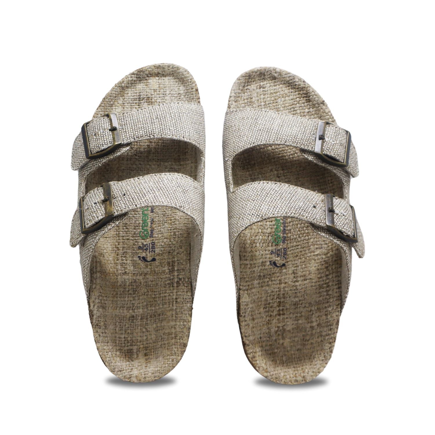 Eco-friendly men's footwear sandals by Stylera with adjustable straps and natural texture
