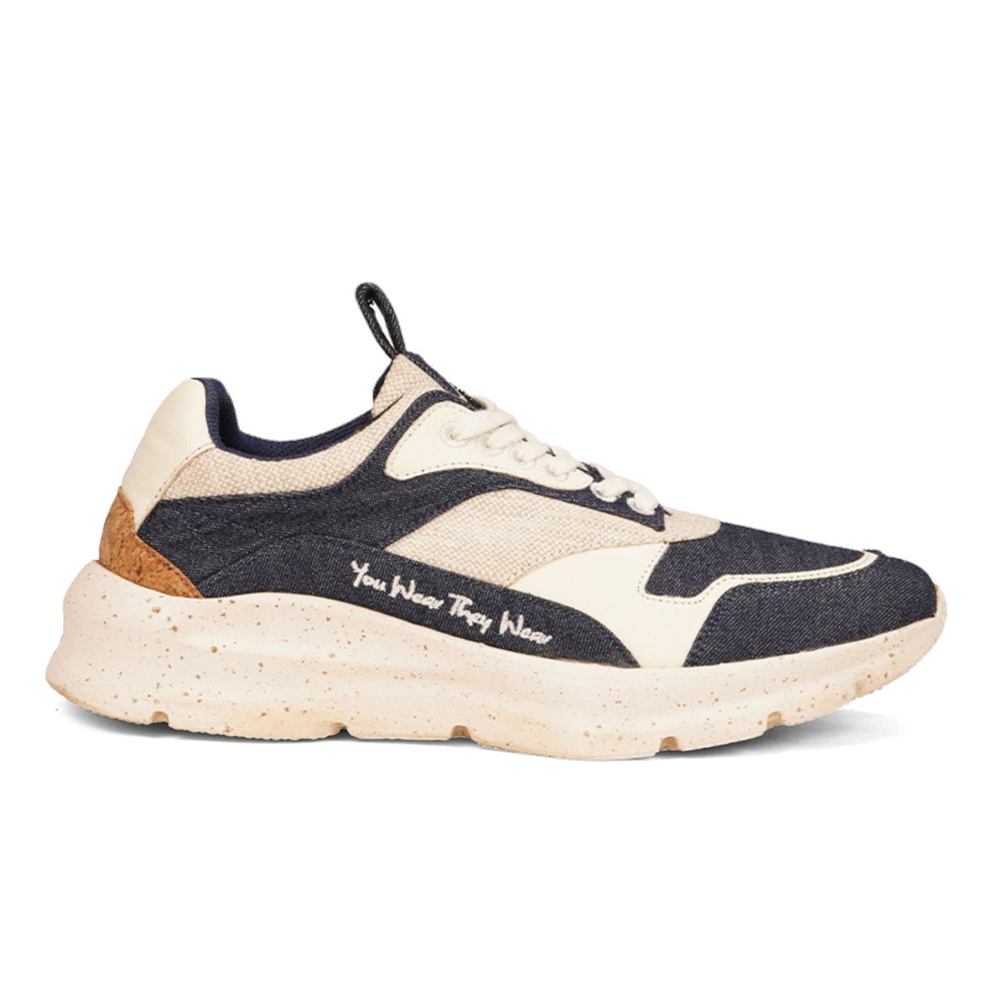 Stylera fashionable casual shoes for travel with blue and beige design and comfortable sole