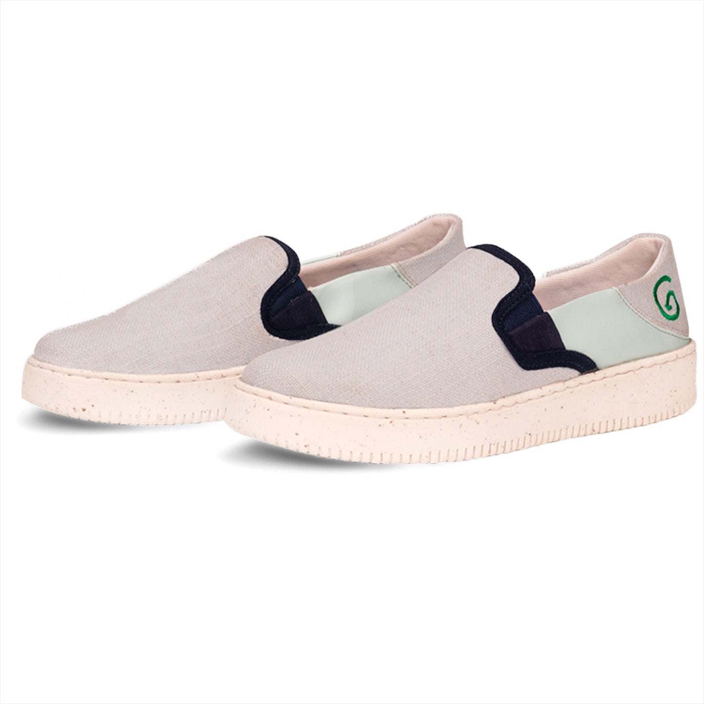 Stylish trendy slip on footwear for women with a casual design and eco-friendly materials