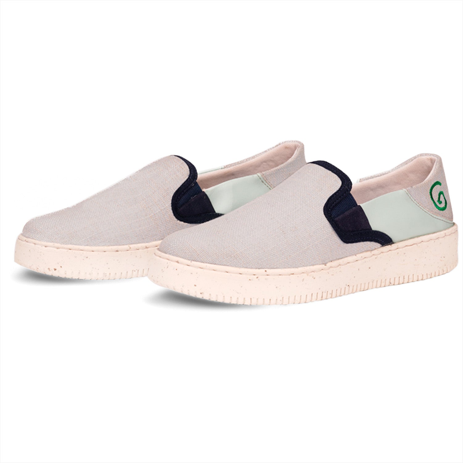 Stylish trendy slip on footwear for women with a casual design and eco-friendly materials