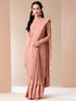 Elegant Stylera soft cotton saree with floral design in pastel pink, perfect for festive occasions