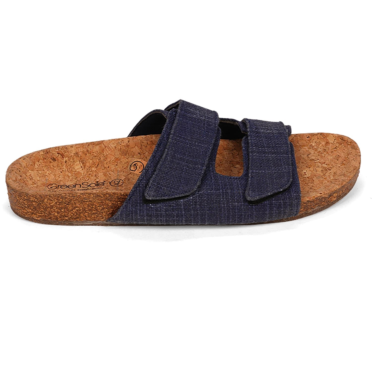 Stylish cork sole sandals for men with adjustable straps and a comfortable fit