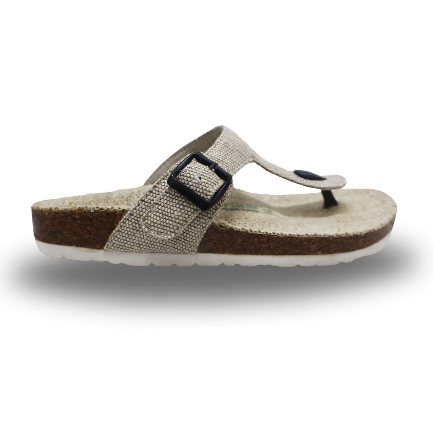 Stylera sustainable fashion sandals women with a stylish buckle and comfortable footbed
