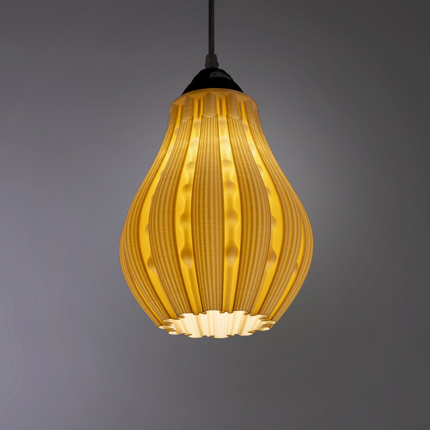 Sozori unique decorative hanging lamp in a beautiful yellow design, ideal for enhancing home ambiance