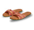 Womens rainbow sandal flip flop with a stylish design and comfortable cork sole for everyday wear